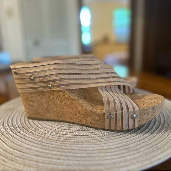 COPY - NWT lucky brand Miller Cork Wedge Platform Size 10 - Picture 4 of 8